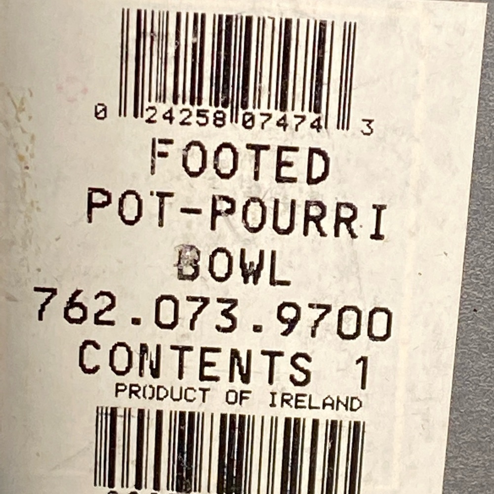 Waterford Crystal - Footed Pot-Pourri Bowl - Picture 4 of 12